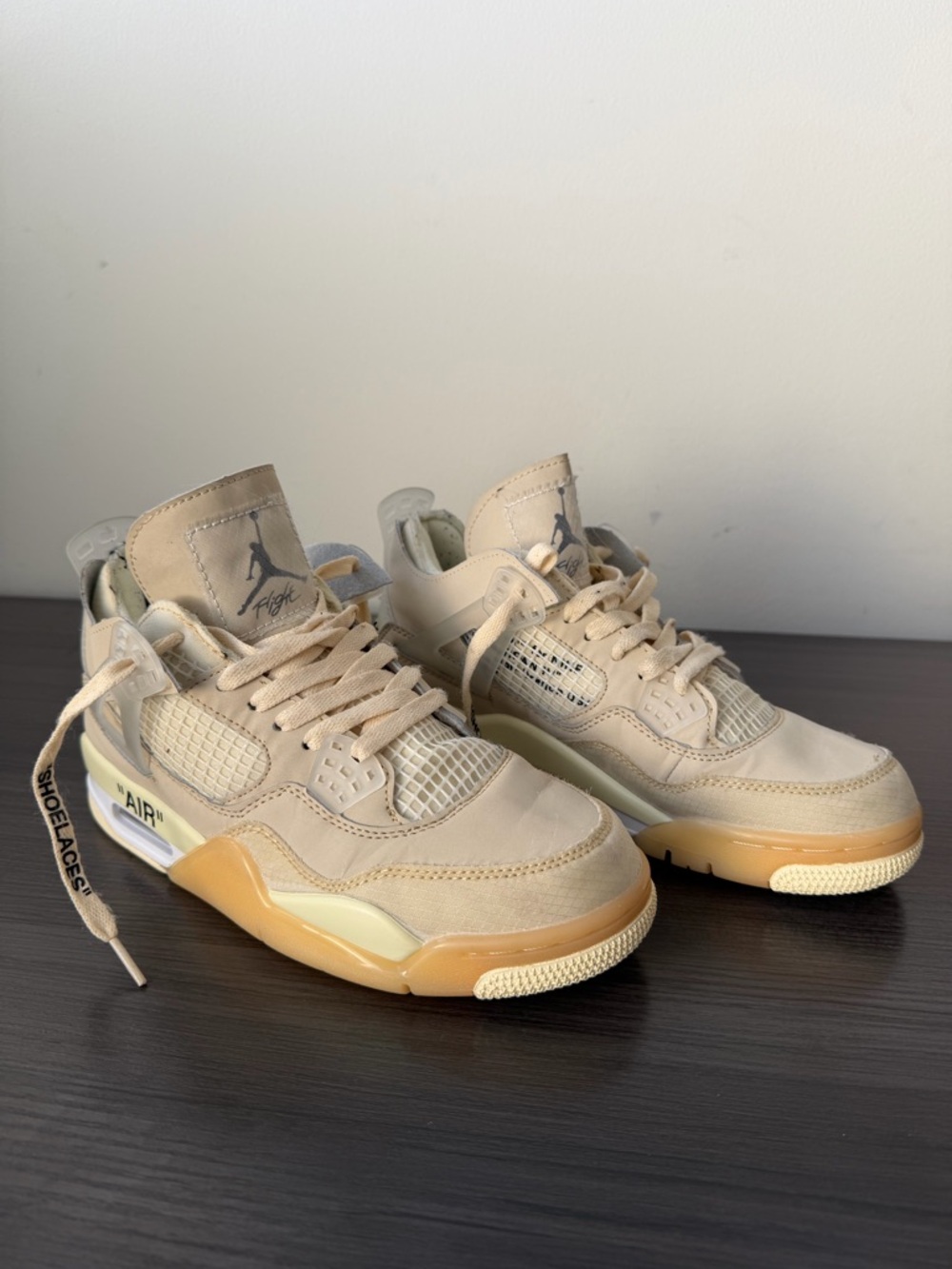 Nike Air Jordan 4 Off-White Sail Style Women’s US 8.5 / Men’s 7 Beige Sneakers